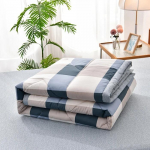 Paprastas Modernus Oro Kondicionieriaus Plonas Antklodė Vasaros Antklodė Medvilninė Pūkuota Languota Antklodė Ant Lovos Patogi Antklodė quilt100x150cm