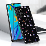 Animacinis Juokingas Kosmoso Astronautas Dėklas Huawei P30 P Smart Z P40 Lite E P20 Y6 Y7 Y9 Honor 8X Play 9A 50 20 Pro Juodas Mink&scaron;tas Vir&scaron;elis Huawei P30