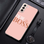 Rose Gold Pink Princess Queen dėklas, skirtas Samsung Galaxy S20 S21 FE Ultra 5G S20 S10 Lite S8 S9 Plus S10e S7 Edge Silicone Shell Samsung S21Ultra