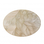 Kilimėliai Apvalaus stalo kilimėliai PVC vandeniui atsparus arbatinuko padėklas gėlių tekstūros valgomojo kilimėliai Kar&scaron;čiui atsparūs padėkliukai Dėvėjimui atsparūs virtuvės įrankiai vidaus patalpoms auksinė