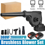 1600 W 2 viename be&scaron;epetis be&scaron;epetis belaidis elektrinis oro pūstuvas, siurbiamas pūtimo ir siurbimo lapų dulkių surinkėjas, skirtas Makita 18V baterijai