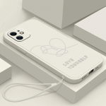 Samsung Galaxy A14 A24 A54 A34, skirtas iPhone 11 12 13 14 15 Pro Max Xiaomi Redmi 13C Huawei Straight Edge mink&scaron;tas telefono dėklas NY11 Love Yourself Flower Redmi Note 12 5G dramblio kaulas
