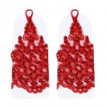 Nėrinių pir&scaron;tinės Vestuvinės suknelės dekoracija Eleganti&scaron;kos karoliukais nertos Vestuvių aksesuarai Blizgučiais aplikacijos Nuotakos pir&scaron;tinės be pir&scaron;tų Kar&scaron;tos