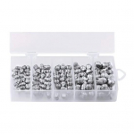 50/100 vnt. 0,5-2G metalinis snapas, skirtas žvejybai sunkiu jūros vandeniu gėlavandeniu giluminiu la&scaron;intuvu. 50pcs