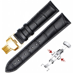 Laikrodžio apyrankė skirta Tissot natūralios odos 20 21 22 18 19 mm Duruer Couturier laikrodžio dirželis 1853 Le Locle Butterfly sagtis Junya laikrodžio apyrankė 12mm