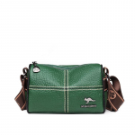100% natūralios odos &bdquo;Crossbody&ldquo; krep&scaron;ys, skirtas moteri&scaron;kam krep&scaron;iui. Prabangi rankinė moterims Auk&scaron;tos kokybės pečių krep&scaron;iai Moterų krep&scaron;ys žalia