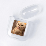 Puikus gyvūnų kačių ra&scaron;tas Apple Airpods dėklas Mink&scaron;tas skaidrus Bluetooth ausinių apsauginis dėklas, skirtas Airpods1/2 mink&scaron;tas dangtelis