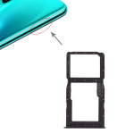 SIM kortelės dėklas + SIM kortelės dėklas / Micro SD kortelė, skirta Huawei P30 Lite tamsiai pilka spalva