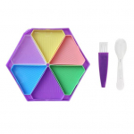 1 rinkinys Kalnų kri&scaron;tolinio dažymo padėklų rinkinys Kalnų kri&scaron;tolinio karoliukų rū&scaron;iavimo organizavimo įrankių priedai, skirti &bdquo;pasidaryk pats&ldquo; amatams įvairiaspalvis