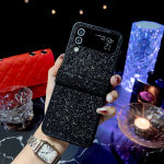 Spalvingas vyrių pilnas dangtelis apsauginis dėklas Samsung Galaxy Z Flip4/3, apsaugantis nuo kritimo dizaino sulankstomam ekranui. Z Flip4