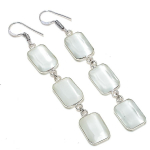 Monalisa Stone Gemstone Handmade 925 Sterling Silver Jewelry Earring 2.99 n4t77