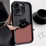 Telefono dėklas, skirtas iPhone 11 13 12 14 15 16 Pro Max 7 8 Plus XR XS Max Samsung A55 S24 S23 A02S Redmi 9 13C 9A 10 A3 OPPO A15S A16 A17 A18 A38 A53 A54 A31 Xiaomi 11 Lite 4G kava