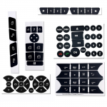 PVC salono automobilio jungiklio rankenėlės mygtuko remonto lipdukas, skirtas W204 S204 C204 R172 W218 W212 C207 A207 R231 W176 W246 X204 T2