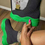 mados Moteri&scaron;kos kojinės Batai Pavasaris Ruduo Nauja Mada Kvėpuojantis laisvalaikis Plei&scaron;tai Platforminiai Batai Kulk&scaron;nies Batai Zapatos De Mujer Goth Batai 36 smėlis