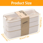 900 ml &bdquo;Bento Box&ldquo; suaugusiems, vaikams, 3 sukraunama prie&scaron;piečių dėžutė, nepralaidi &bdquo;Bento&ldquo; prie&scaron;piečių dėžutė, ne&scaron;iojama pietų maisto indelis, tinkamas daugkartiniam naudojimui, sveikas