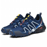 Vyri&scaron;ki lauko sportiniai bateliai laipiojimo žygiams suvarstyti Trekingo lauko kalnų dviračių batai Plok&scaron;tūs sportiniai dviračių batai, pralaidūs orui