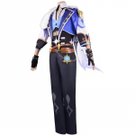Anime Žaidimas  Kaeya Cosplay Kostiumas Mondstadto Riteriai Gražus Kovinis Vienodas Veiklos &Scaron;ventės Vaidmenų Žaidimo Drabužiai L-(Costume+Wig)