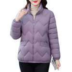 Medvilninis pamink&scaron;tintas palto stovas apykaklė ilgomis rankovėmis su užtrauktuku &Scaron;ilta žieminė striukė su ki&scaron;enėmis Vienspalviai pastorinti dygsniuoti vir&scaron;utiniai drabužiai XXXL juoda