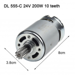 Pavarų Žaislinio Automobilio Variklis 10000rpm 16000rpm 23000rpm 6V /12V 24V 555 24V 30000RPM