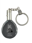 Tervueren Belgian Shepherd Dog, Tervueren Belgian Sheepdog - pendant with a photo of a dog, crystal key ring in a gift box, a unique gift by Art-Dog