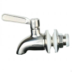Beverage Dispenser Spigot Polished Finished Easy to Install Home Cafe Leakproof Bar Water Jug Alloy steel