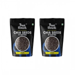 True Elements Skrudintos čija sėklos 125g * 2 - Čija sėklos valgymui, dietinis maistas