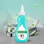 Puodo dugno valymo gelis nerūdijančio plieno juodas nuosėdų valiklis virtuvės reikmenų dugno nukalkinimo priemonė puodo rūdžių virtuvės riebalų valiklis 150ml