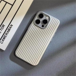 Plonas gofruotas matinis skaidrus dėklas iPhone 15 Plus 14 13 16 Pro Max Samsung S24 S23 Ultra prabangus dengtas banguotas skaidrus kietas PC galinis dangtelis Fundas iPhone 13