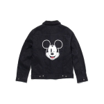 Levis X Mickey dirbtinio avikailio džinsinė striukė Vyri&scaron;ka striukė Juoda 16365-0085 M