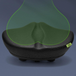 Dviračio sėdynės pagalvėlės balno PU pakeitimo platus universalus vyri&scaron;kas moteri&scaron;kas dviračių trinkelė