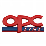 3D metalinis OPC Line automobilio galinės bagažinės bagažinės emblemos ženklelio lipdukas Lipdukas Priedai, skirti Insignia Corsa E Astra HJD Zafira Vectra Style-6（Sticker）