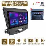 &bdquo;Android&ldquo; automobilio radijas, skirtas &bdquo;Mitsubishi Outlander XL 2007-2012&ldquo; daugialypės terpės grotuvo galvos blokas Stereo GPS navigacija BT WIFI 1+16 GB 1+16GB,A