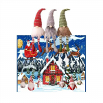 24 Holiday Gnome Countdown kalendoriai, Countdown Holiday Party žaislai