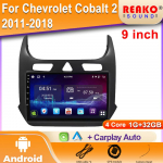Pagrindinis blokas Carplay Automobilinis Radijas wifi Android Skirtas Chevrolet Cobalt 2 2011-2018 B4 B5 GPS Navigacija Multimedijos Grotuvas 4 core 1GB+32GB carplay