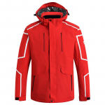 Slidinėjimo striukė moterims ir vyrams, neper&scaron;lampama nuo vėjo, izoliuota žiemos kalnų lauko sportui su gobtuvu, &scaron;ilta slidinėjimo sniego paltai Snieglenčių striukės su ki&scaron;enėmis XS