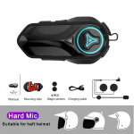 X6 motociklo &scaron;almo laisvų rankų įranga Moto Intercom Bluetooth 5.0 belaidžio vidinio telefono garsiakalbis laisvų rankų įrangos &scaron;almas Walkie Talkie 2 vairuotojams 1000M