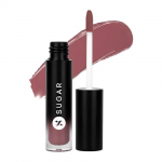 SUGAR &bdquo;Cosmetics Mousse Muse&ldquo; lūpų kremas | I&scaron;silaiko daugiau nei 24 val. | Kreminiai putų konsistencijos lūpų dažai | Atsparūs vandeniui ir i&scaron;sitepimui | 5 ml - 01 &bdquo;Backlit Nude&ldquo;