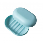 Plastikinis vonios kambario du&scaron;o muilo dėžutės padėklas indų laikymo laikiklis lėk&scaron;tė namo Kelionės WH balta