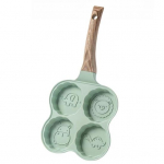 Kiau&scaron;inių keptuvė Keturių skylių kepimas Ilgalaikis Naudingas naminis mėsainis, kepamas pusryčiams