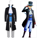 Kar&scaron;tas japonų anime ONE PIECE Cosplay kostiumas Sabo Visas komplektas Uniformos Cosplay kostiumai Helovino karnavalo vakarėlio Cosplay kostiumai XL smėlis