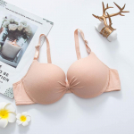 Push Up liemenėlė moterims Seksualūs apatiniai Vienspalviai Liemenėlės Underwire Brassiere 32AB-38AB 32A/B
