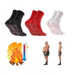 Chaussettes de fitness auto-chauffantes tourmaline acupression - Noir - Pour Adulte - Sports d'hiver - Fitness