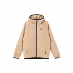 Jordan Therma-FIT Sportinė vienspalvė su gobtuvu ir užtrauktuku laisvalaikio striukė vyri&scaron;kos striukės Legendinė-Ruda FD2638-244 L beige