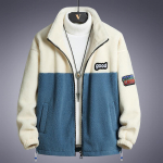 8XL Didelis storas vilnos paltas Avies vilna Vyri&scaron;ka stora vilnos striukė Cardigan 7XL white