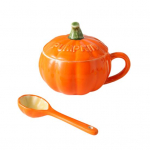 300 ml moliūgų puodelis su dangteliu rudens kavos puodelis padėkos puodeliai moliūgų keramika kavos puodelis Mieli arbatos kavos puodeliai gimtadienio žmonai mamai mergaitei 300ML žalia