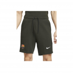 Nike FC Barcelona Tech Fleece Logotipo Spaudinys Rai&scaron;telis Sportinės &Scaron;ortai Vyri&scaron;ki &Scaron;ortai Alyvuogių Žalia DV5560-355 XL