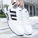 Sportiniai batai vyri&scaron;ki rudeniniai odiniai vyri&scaron;ki laisvalaikio batai jaunimui studentų bėgimo bateliai madingi rungtynių tėčio batai 39