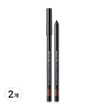 Tony Moly Back Gel Miracle Fit Super Proof Pencil Liner 0.5g, 01 True Black, 2 pcs. black