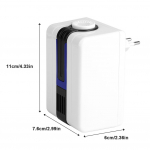 Oro valytuvas oro valytuvas valytuvo generatorius kambario anijonų valymo ma&scaron;ina -240V anijonų valytuvo generatorius EU mėlyna