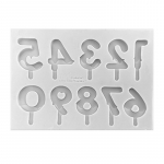 3D gimtadienio žvakė, silikoninė, lanksti maistui saugus pelėsis, molio derva, keramika.